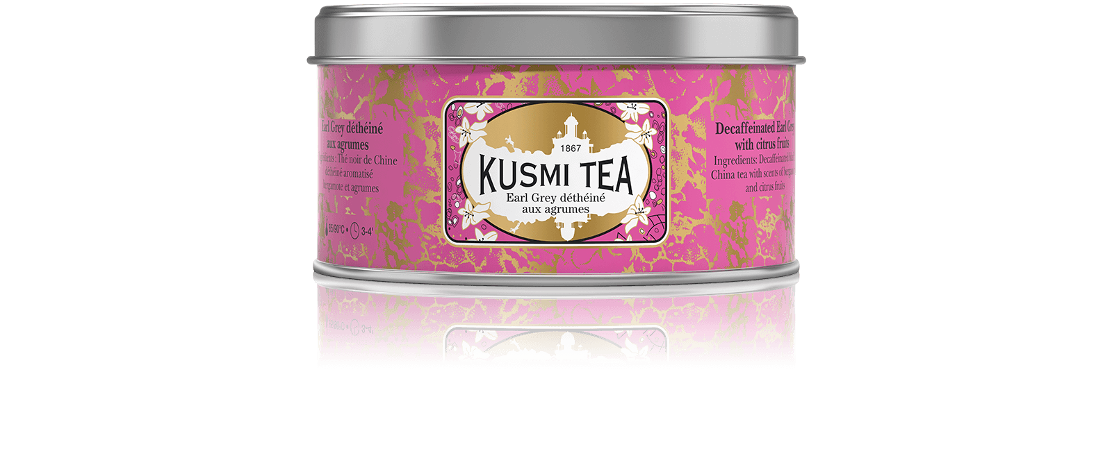 Earl Grey déthéiné aux agrumes-Thé noir sans théine bio Miniature 25 g
