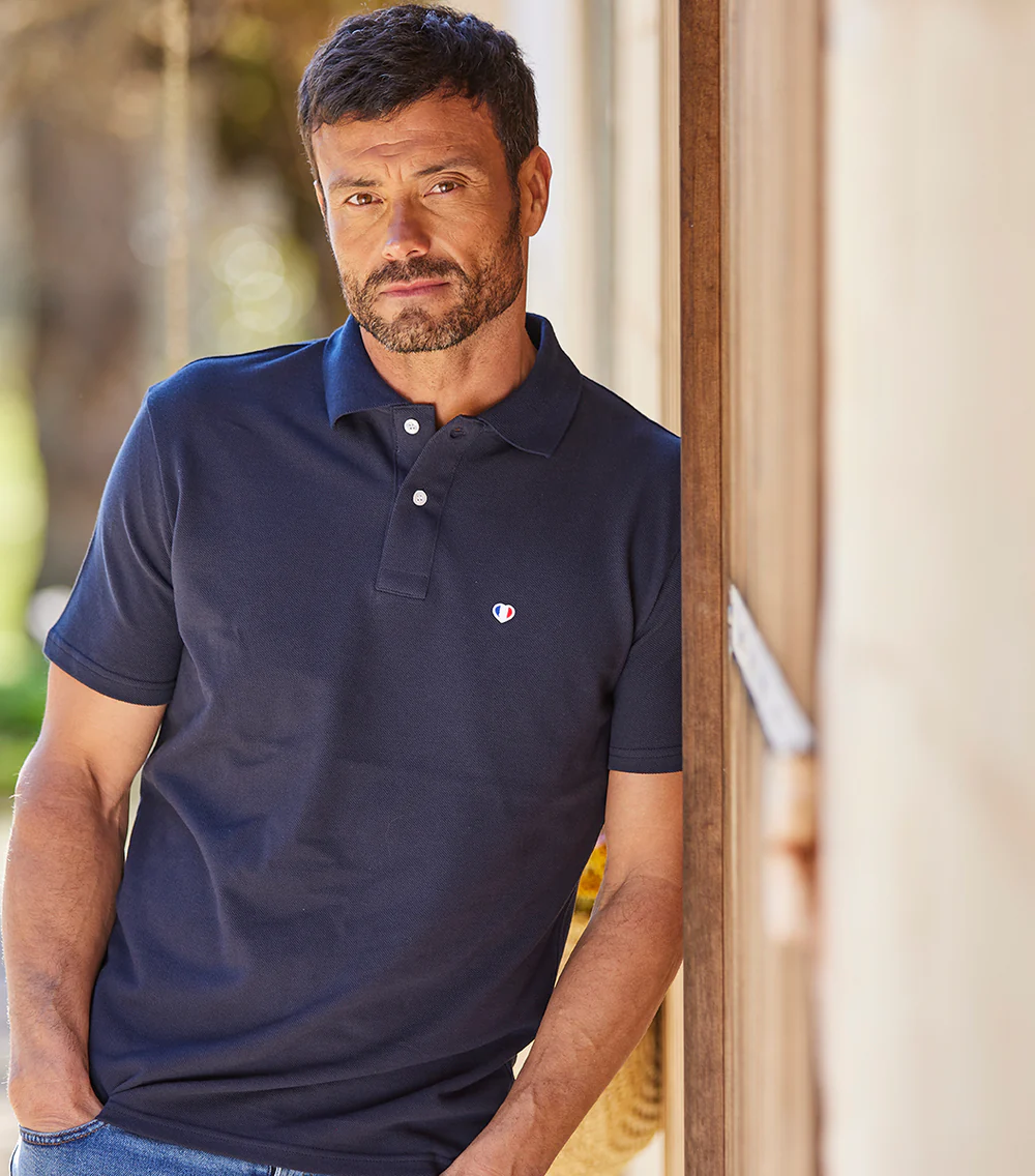 Polo Homme Marine - Iconique
