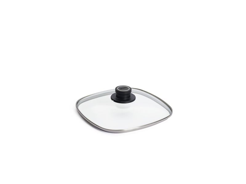 Woll Pfannendeckel 24 x 24 cm, Transparent Sicherheitsglasdeckel