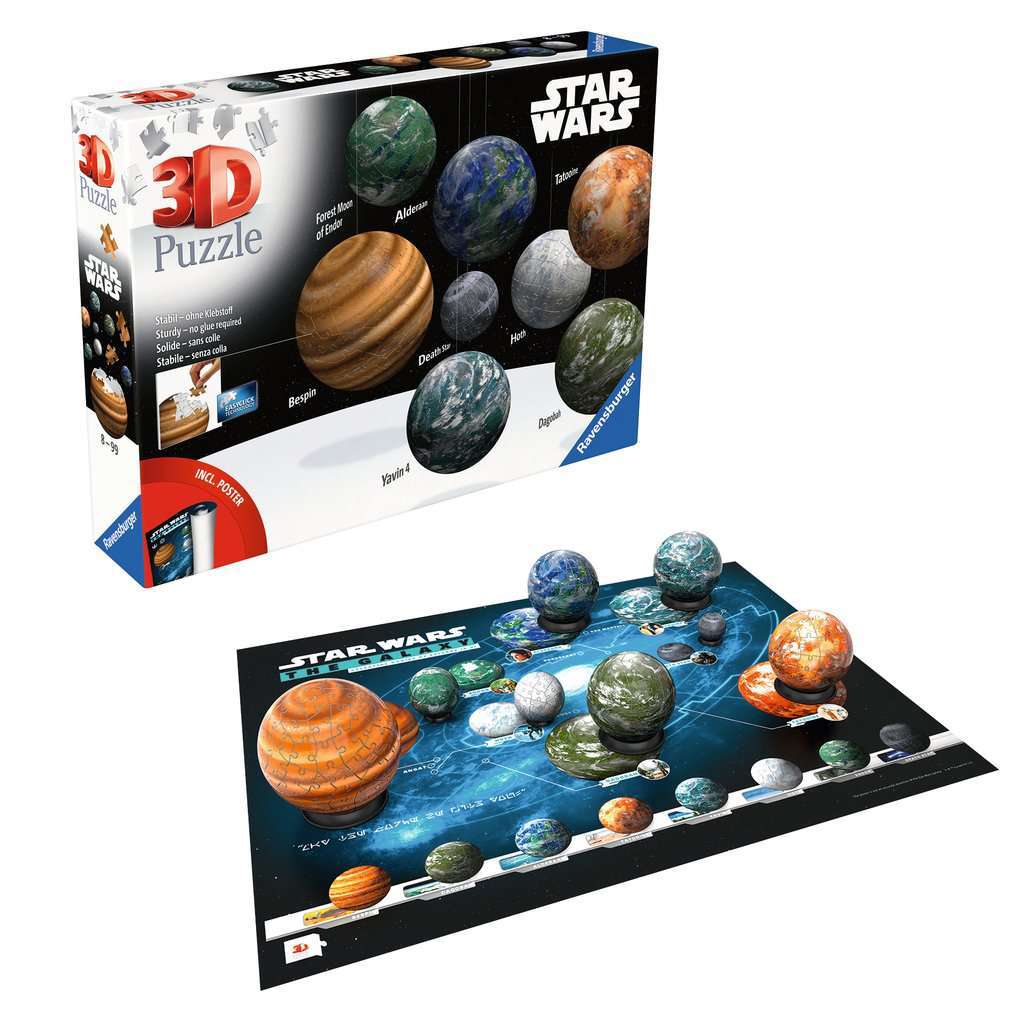 Ravensburger Spiel Puzzle-Ball Sortiment: Himmelskörper der Star Wars Galaxie