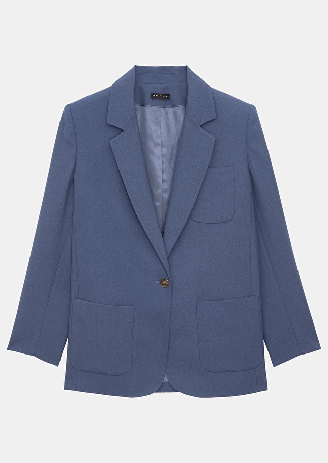 Veste Viggobleue en laine