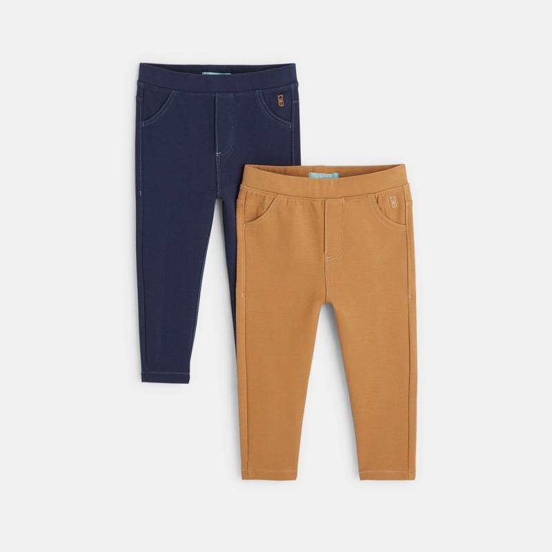 Jegging uni (lot de 2) marron bébé fille Marron