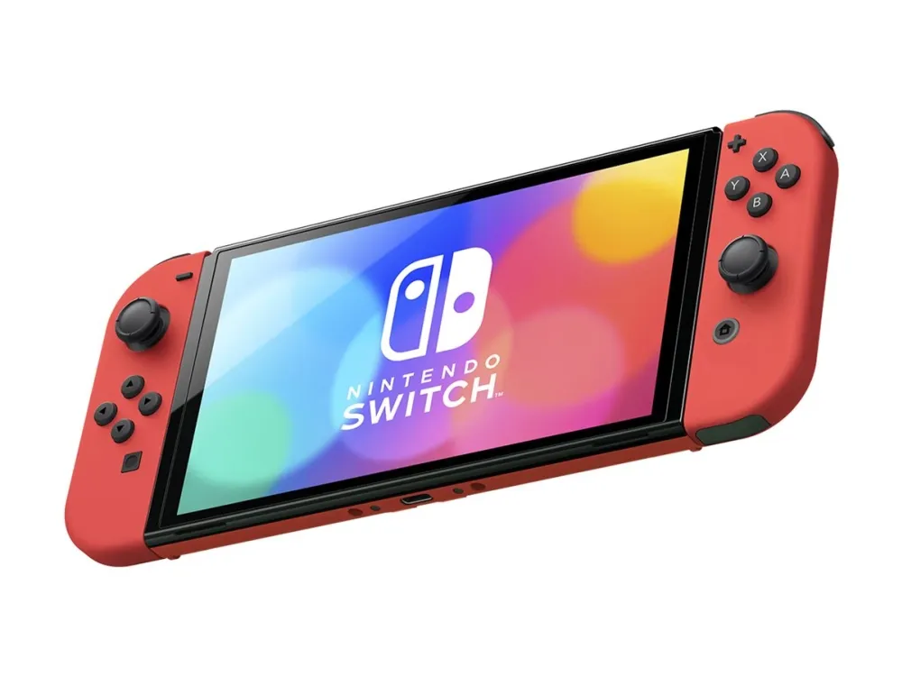 Nintendo Switch OLED - Mario Red Edition - Spilkonsol - Full HD - Mario Red