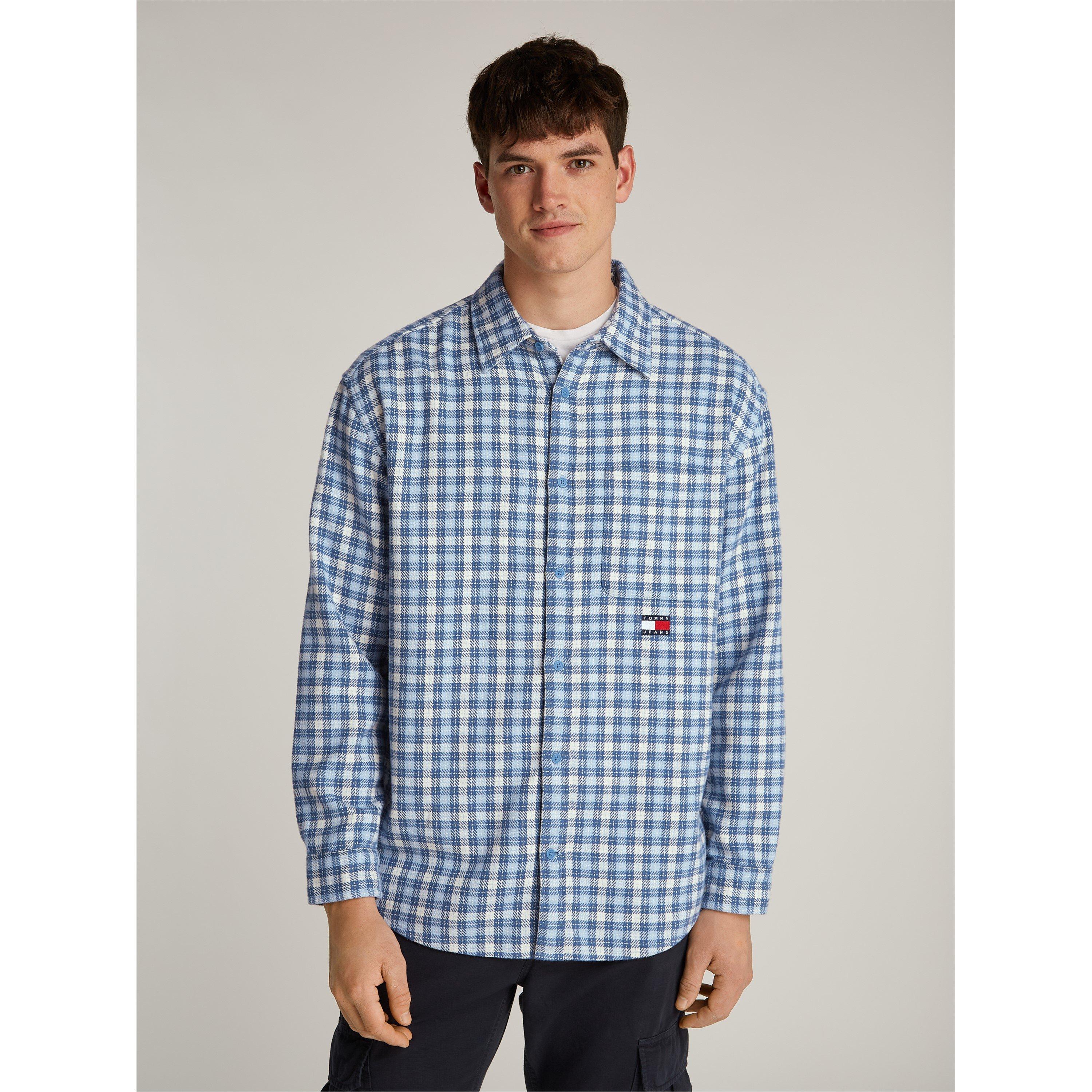 Tommy Jeans TJM BADGE FLANNEL SHIRT EXT