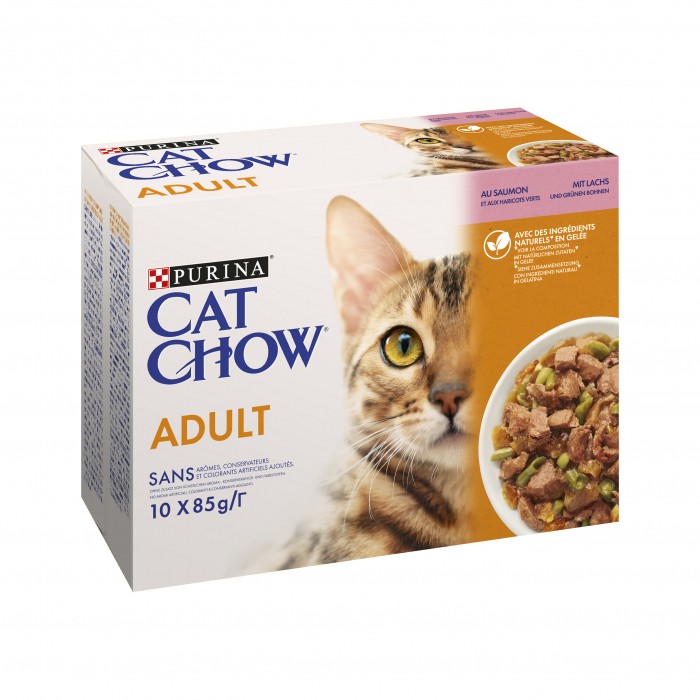 PURINA CAT CHOW Adult en gelée - Pâtée en sachet pour chat