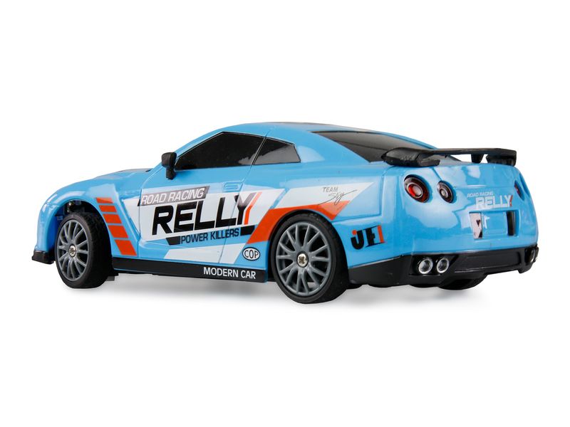 Amewi Drift Sport Car 4WD Blau, RTR, 1:24 Ferngesteuertes Drift-Auto für Kinder ab 6 Jahren