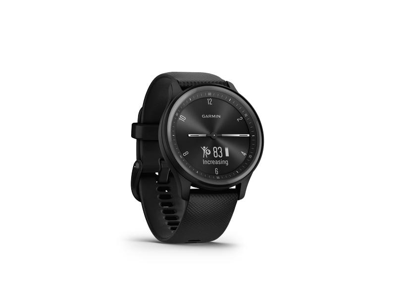 GARMIN Sportuhr Vivomove Sport Schwarz/Grau Sportuhr