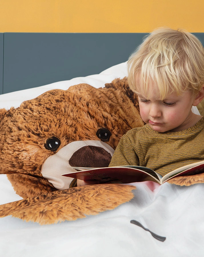 Bettwäsche TEDDY (135x200/80x80) 2-teilig in bunt