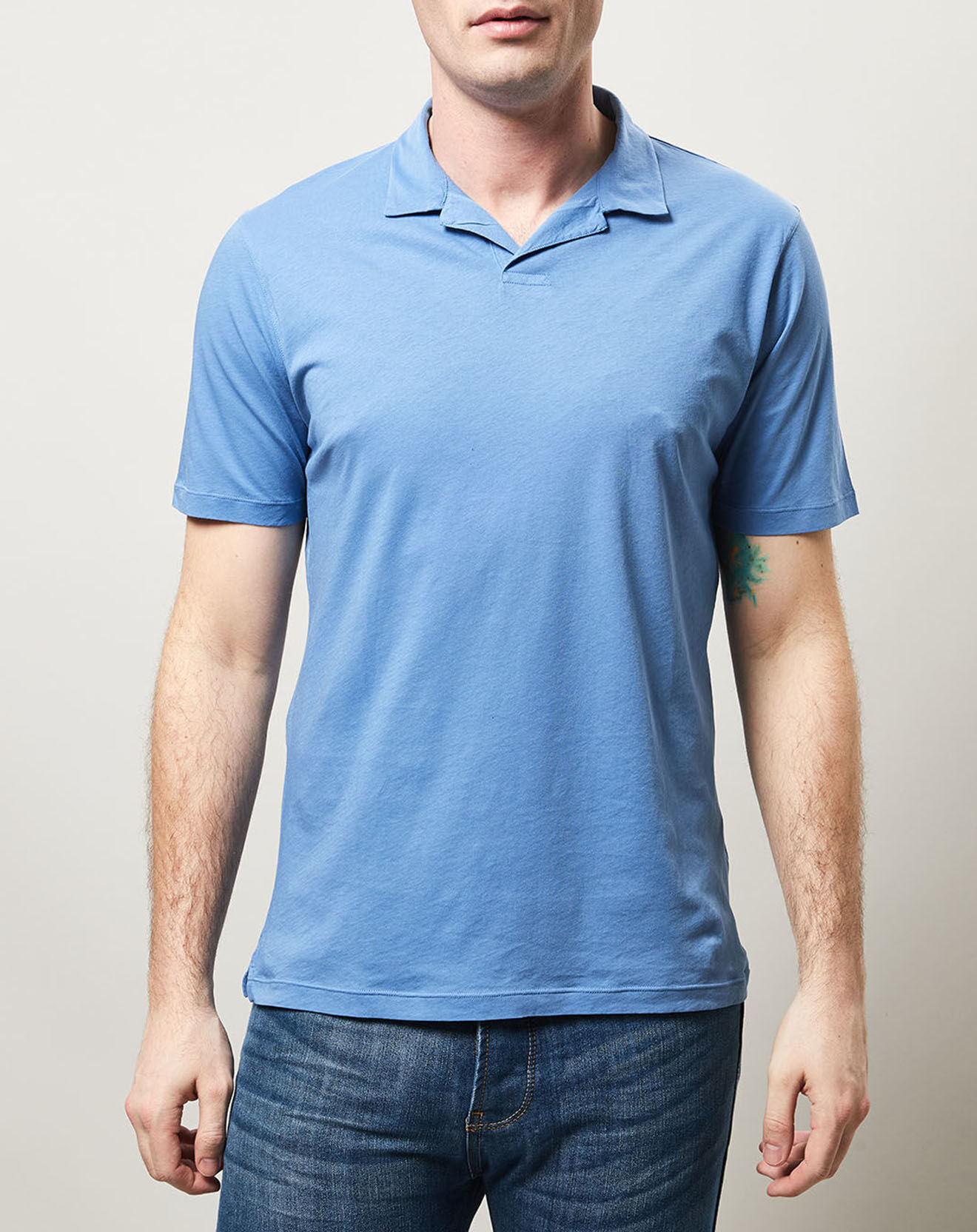 Hartford Polo en Coton bleu