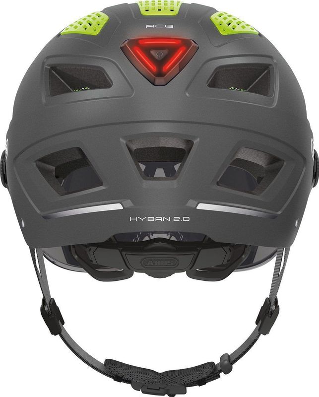 Abus - Hyban 2.0 Ace - Fietshelm - Titan - Kunststof