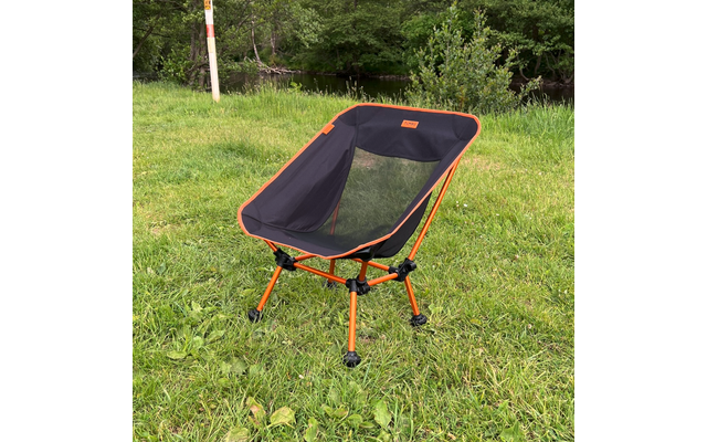 Tambu Campingstuhl aus recyceltem Polyester mit verstellbarer Sitzhöhe