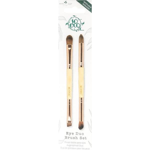 Duo De Pinceis Ecológicos Para Olhos