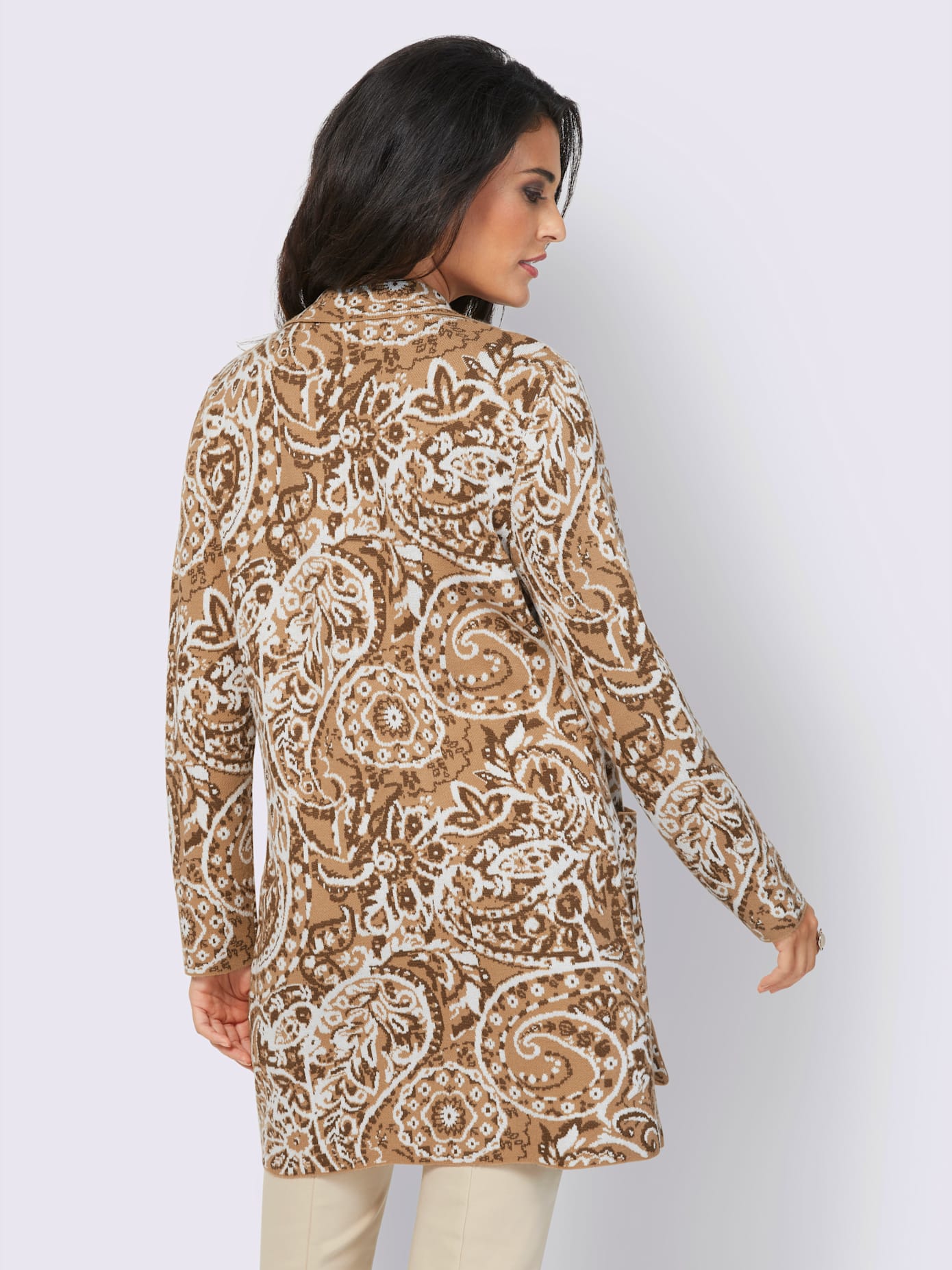 Veste en tricot tricot jacquard de qualité