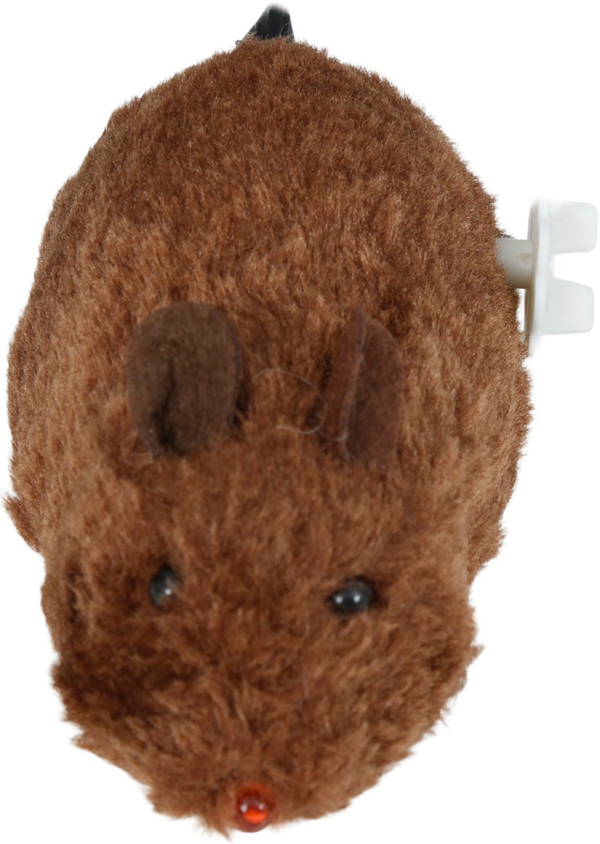 Bruine Nep Muis Opwindbaar 16cm