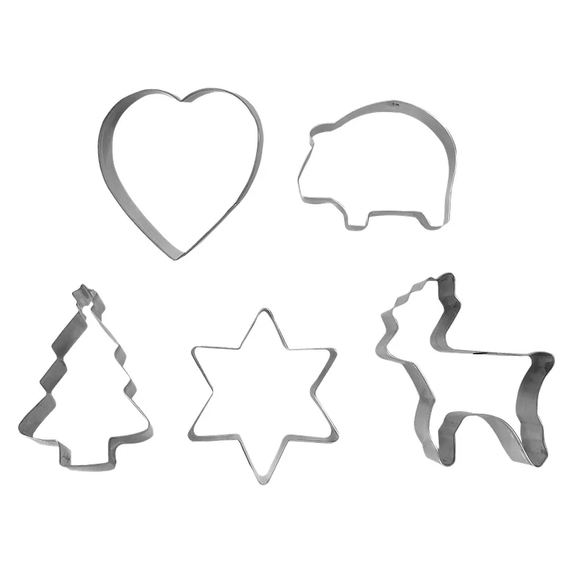 Pepperkakeformer 5-pk
