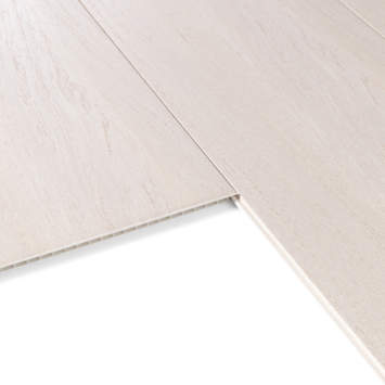 Dumaclip wand- en plafondpaneel PVC haagbeuk beige 2.4m2, afm. 120 x 25 cm