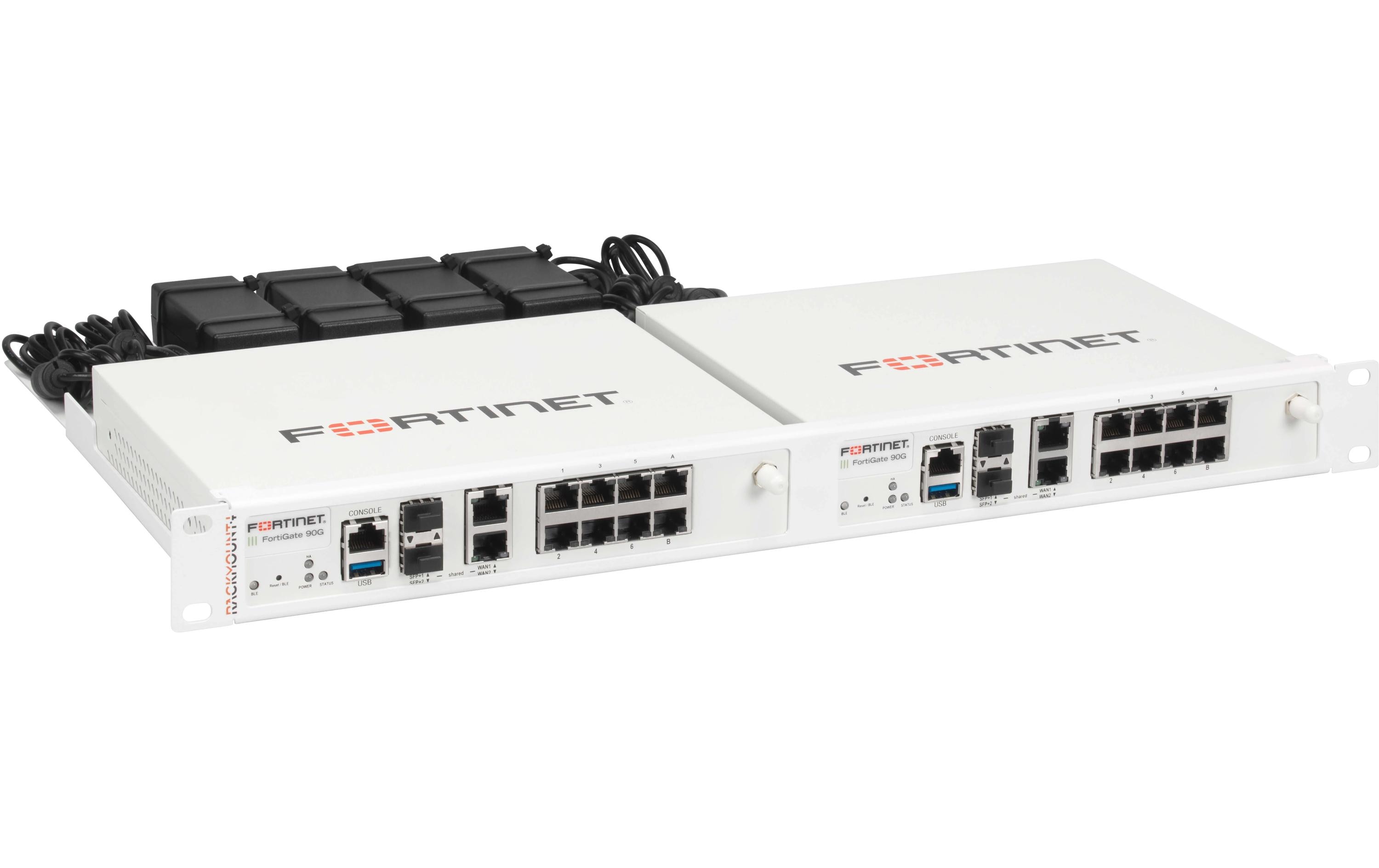 Rackmount Kit RM-FR-T20 für FortiGate 90G Series Duo<br>Räumen Ihr 19-Zoll-Rack auf und erhöhen die Zuverlässigkeit Ihres Geräts