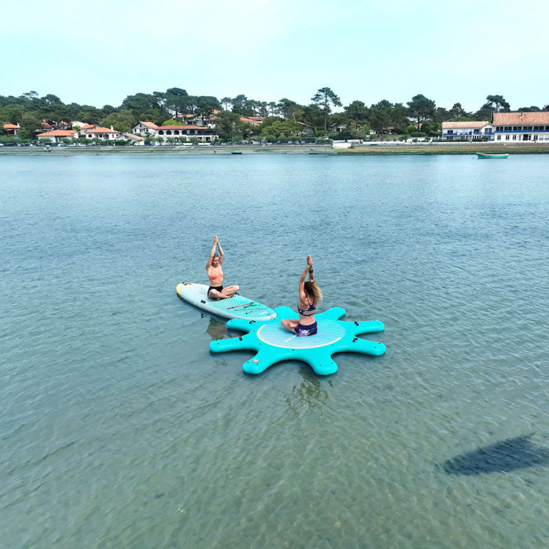 PLATEFORME YOGA GONFLABLE AQUA MARINA YOGA DOCK