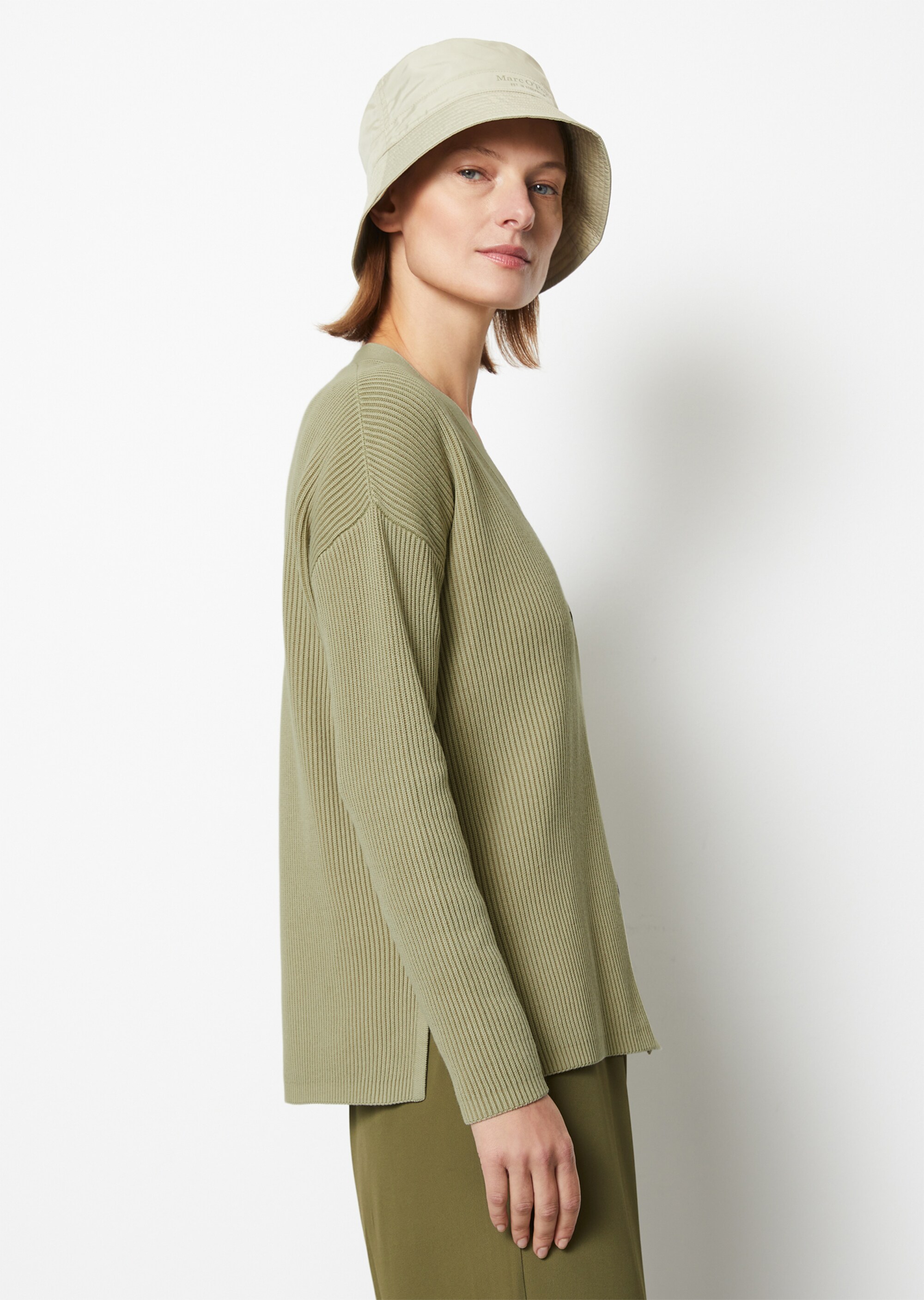 Cardigan loose aus Organic Cotton