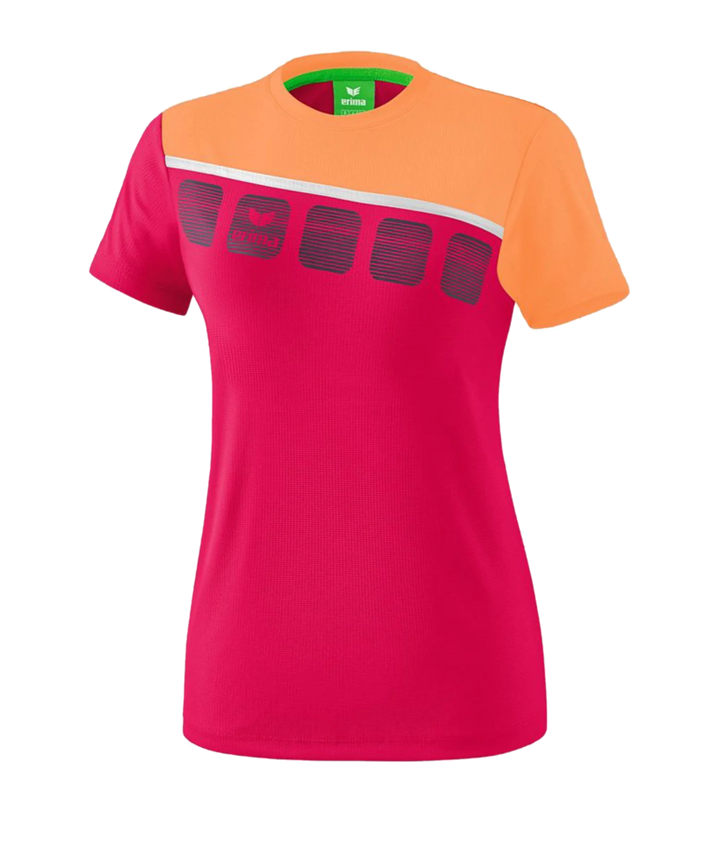 Erima 5-C T-Shirt Damen Pink Orange