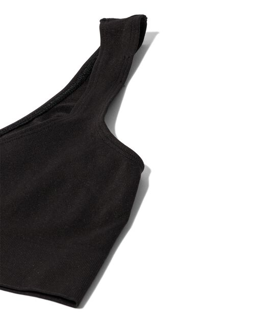 brassière sans coutures femme non préformée noir