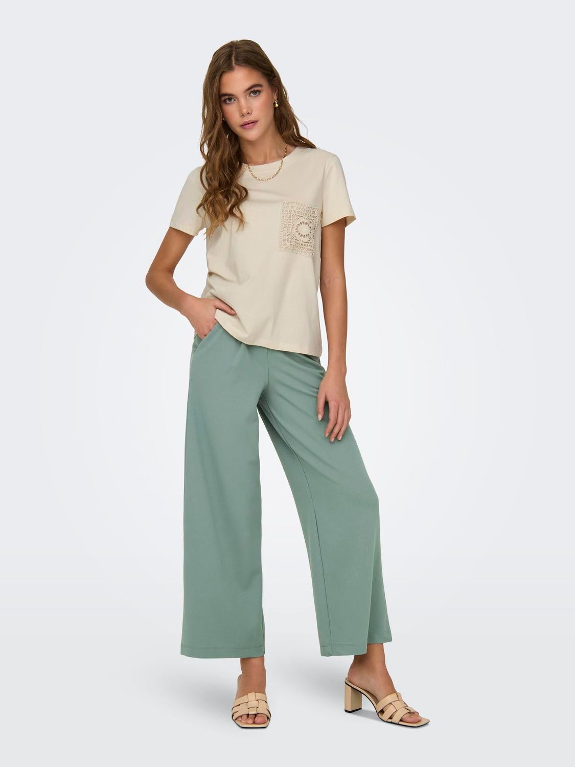 JDYSELMA T-shirt Sandshell