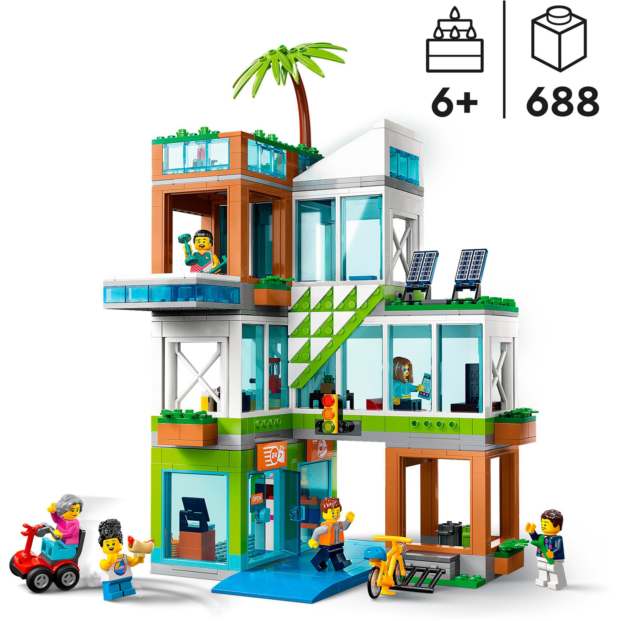 LEGO Konstruktionsspielzeug City Appartementhaus