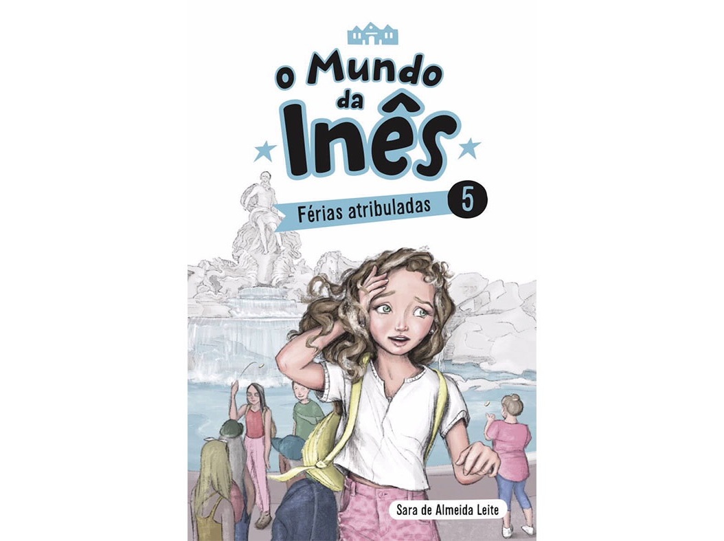 LIVRO O MUNDO DA INES LABEL FERIAS ATRIBULADAS