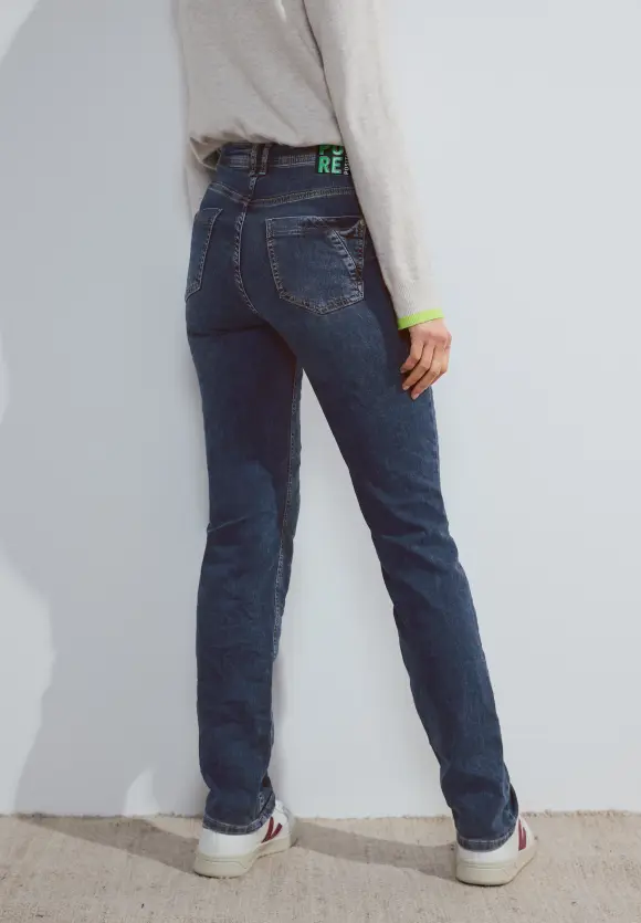 Slim Fit Jeans - dark blue washed
