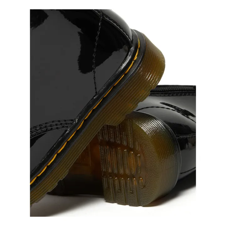 Dr Martens Boots à Lacets 1460 Cuir Verni | Noir