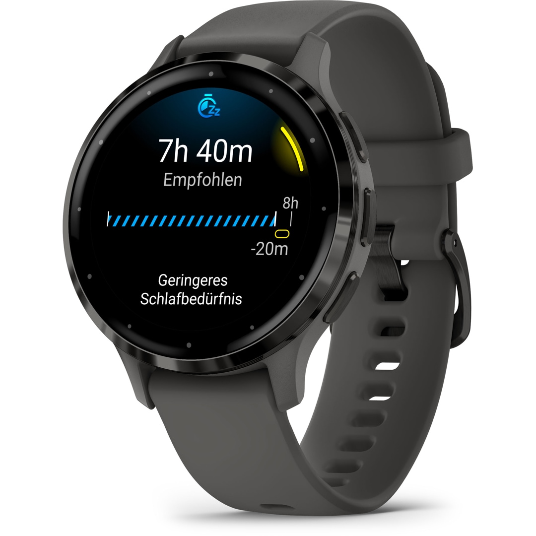 Garmin Venu 3S Smartwatch Kieselgrau / Schiefergrau
