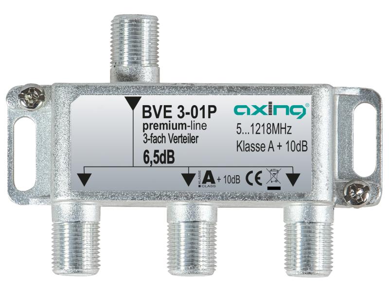 Axing 3-fach Verteiler BVE 3-01P 51218 MHz Bauform 01 BVE 3-01P 3-fach Verteiler