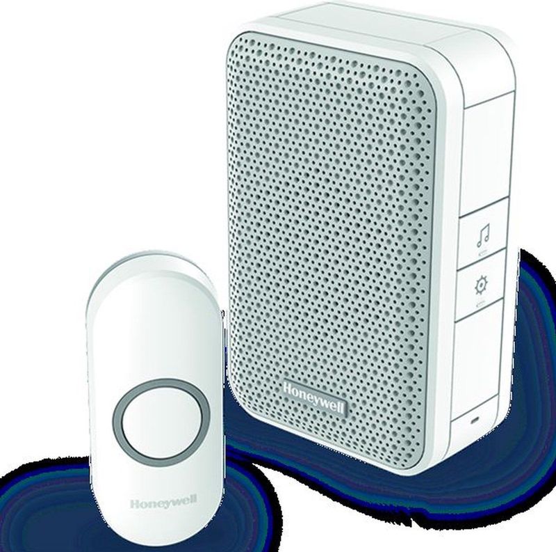 Honeywell - DC311N - Draadloze Deurbelset - Draagbaar - Wit
