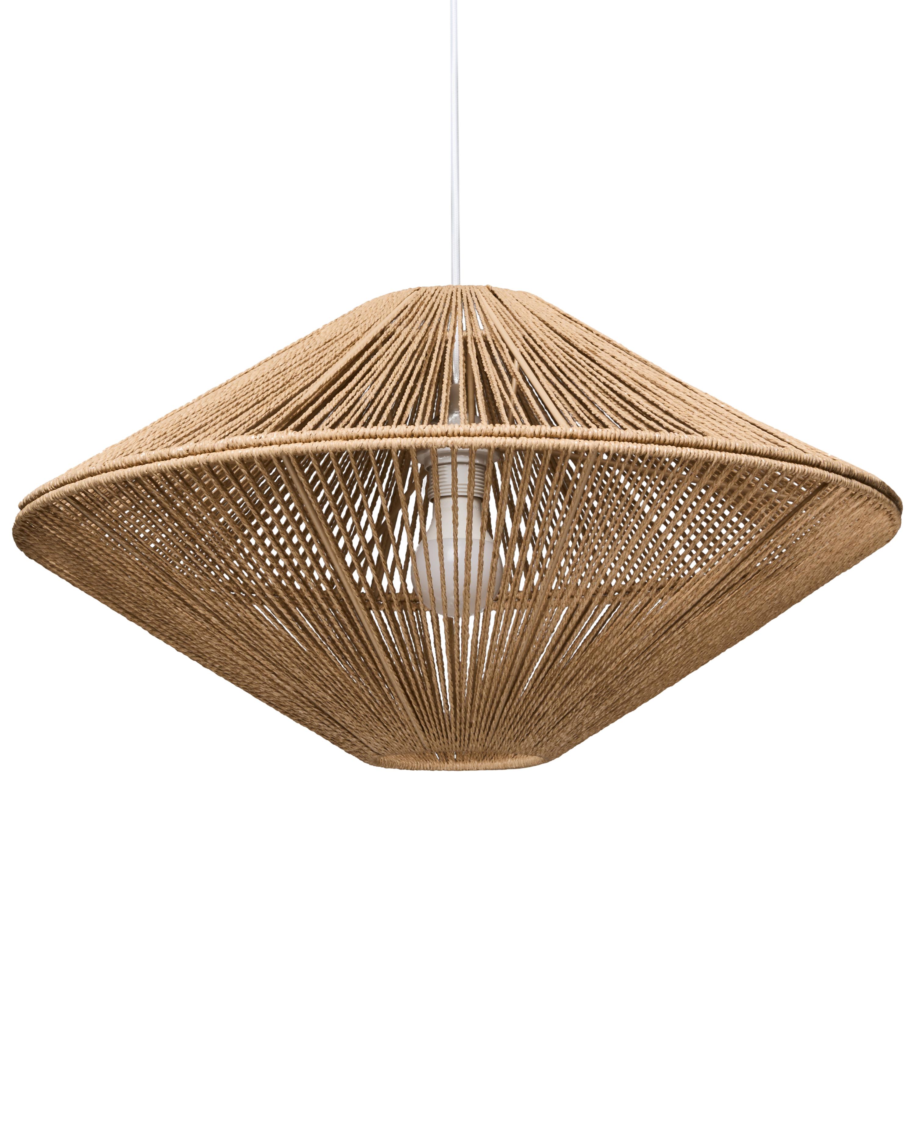 Hanglamp CAVES Papierkoord Natuurlijk