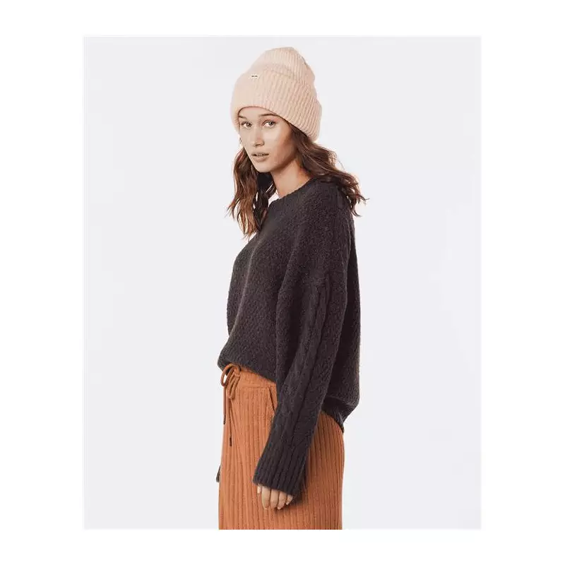 Pull femme RIPCURL Soleilo Sweater Washed Black L