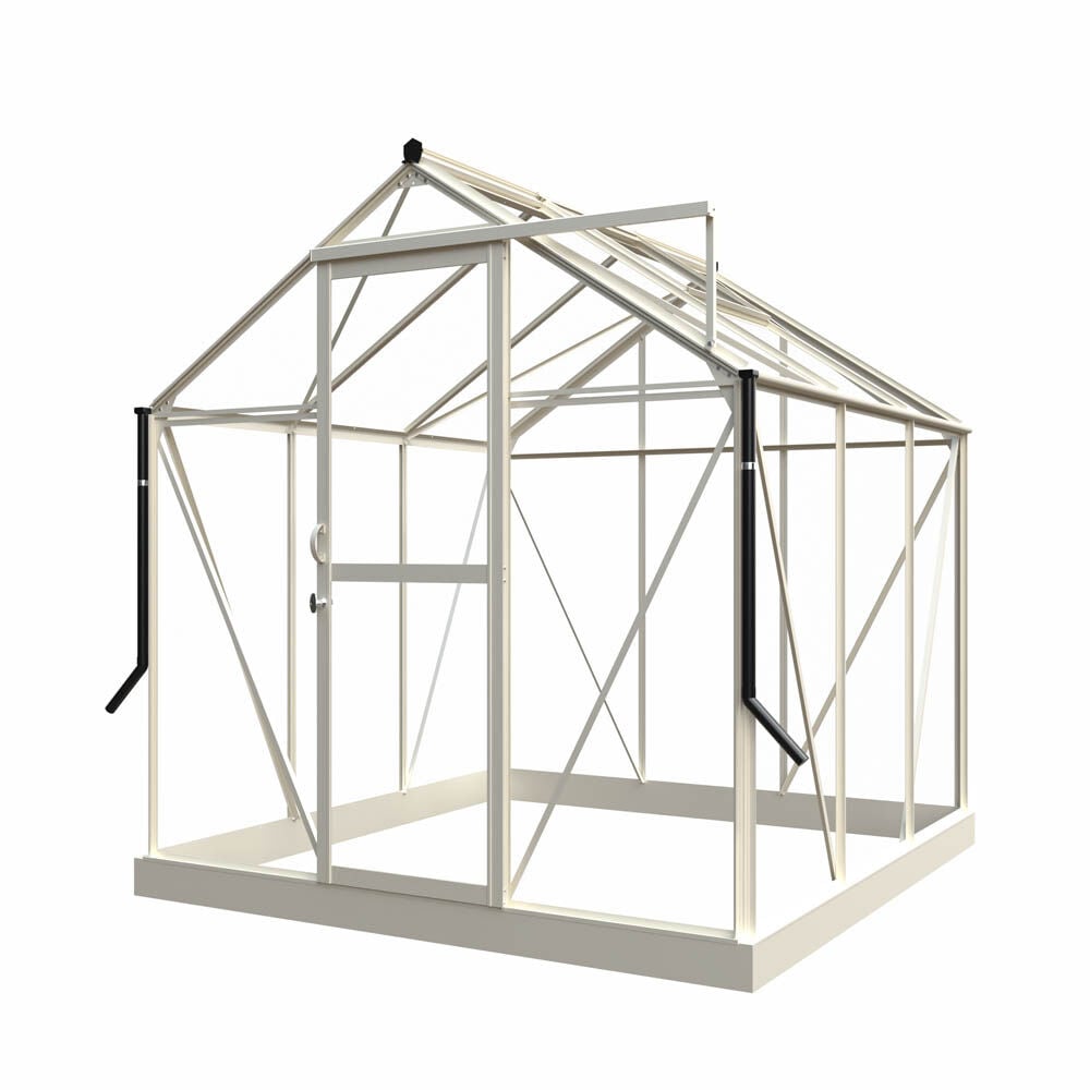 Royal Well Mary I - Tuinkas - Wit - 241x212x222 cm - Veiligheidsglas