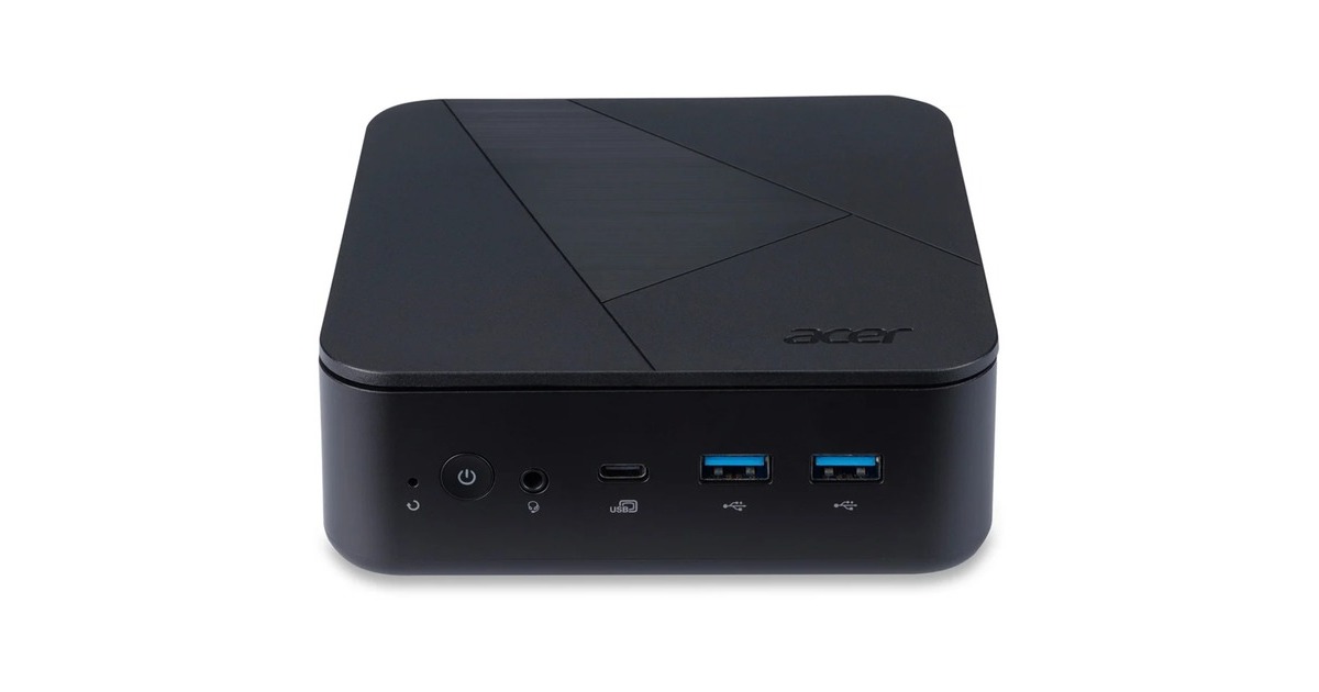 AcerVeriton VN1502G-12H5U (DT.R3CEH.003) barebone  (Zwart | i5-12450H | UHD Graphics)