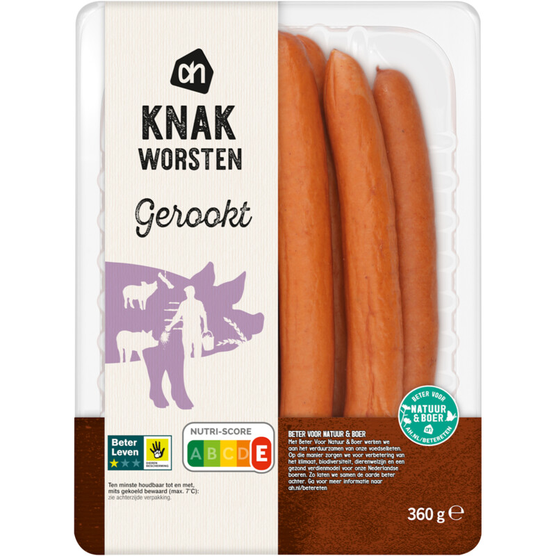 AH Gerookte knakworsten