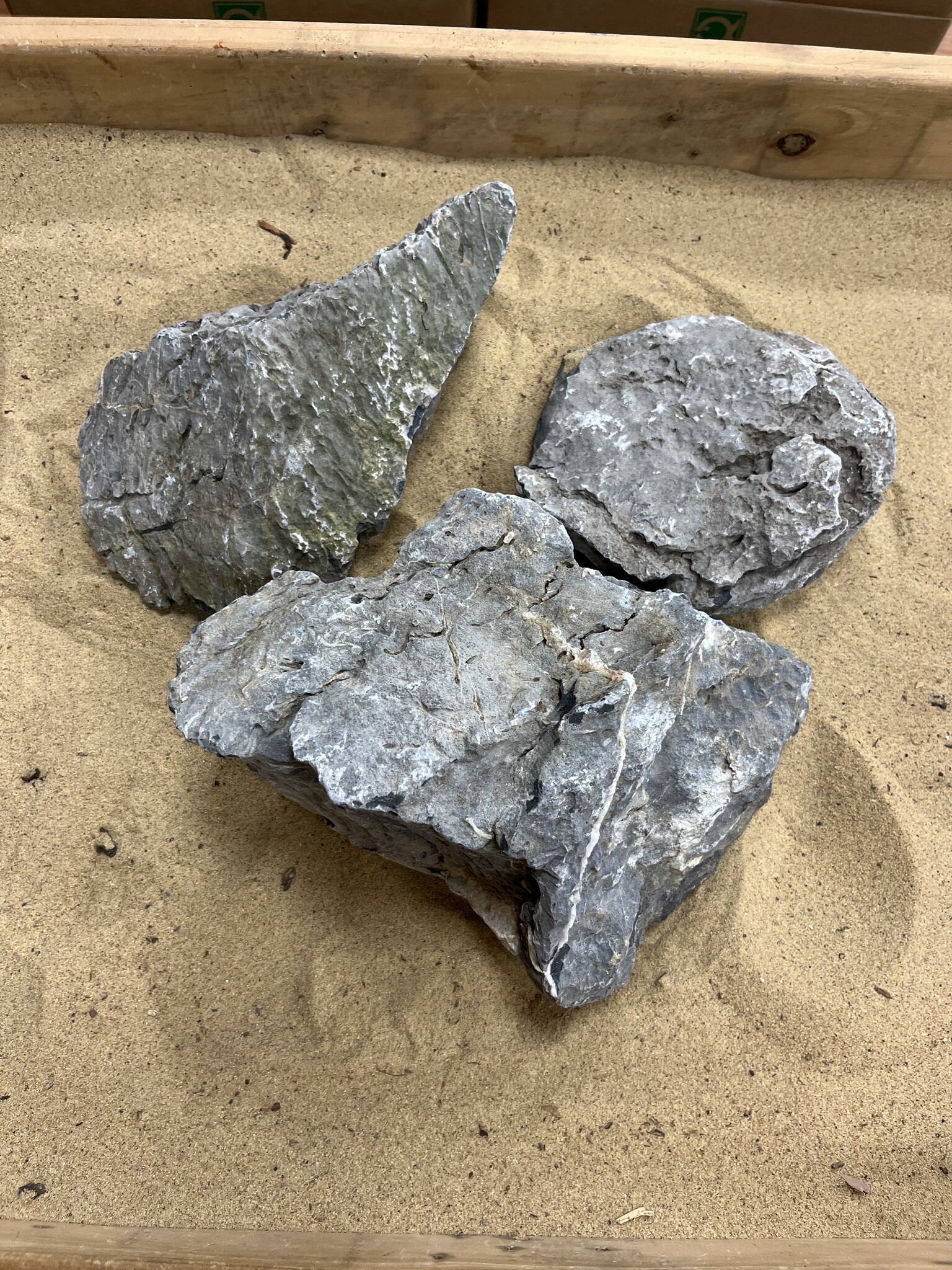 AQXL selected Steenbundel L Ryuoh stone grijs 3 stuks