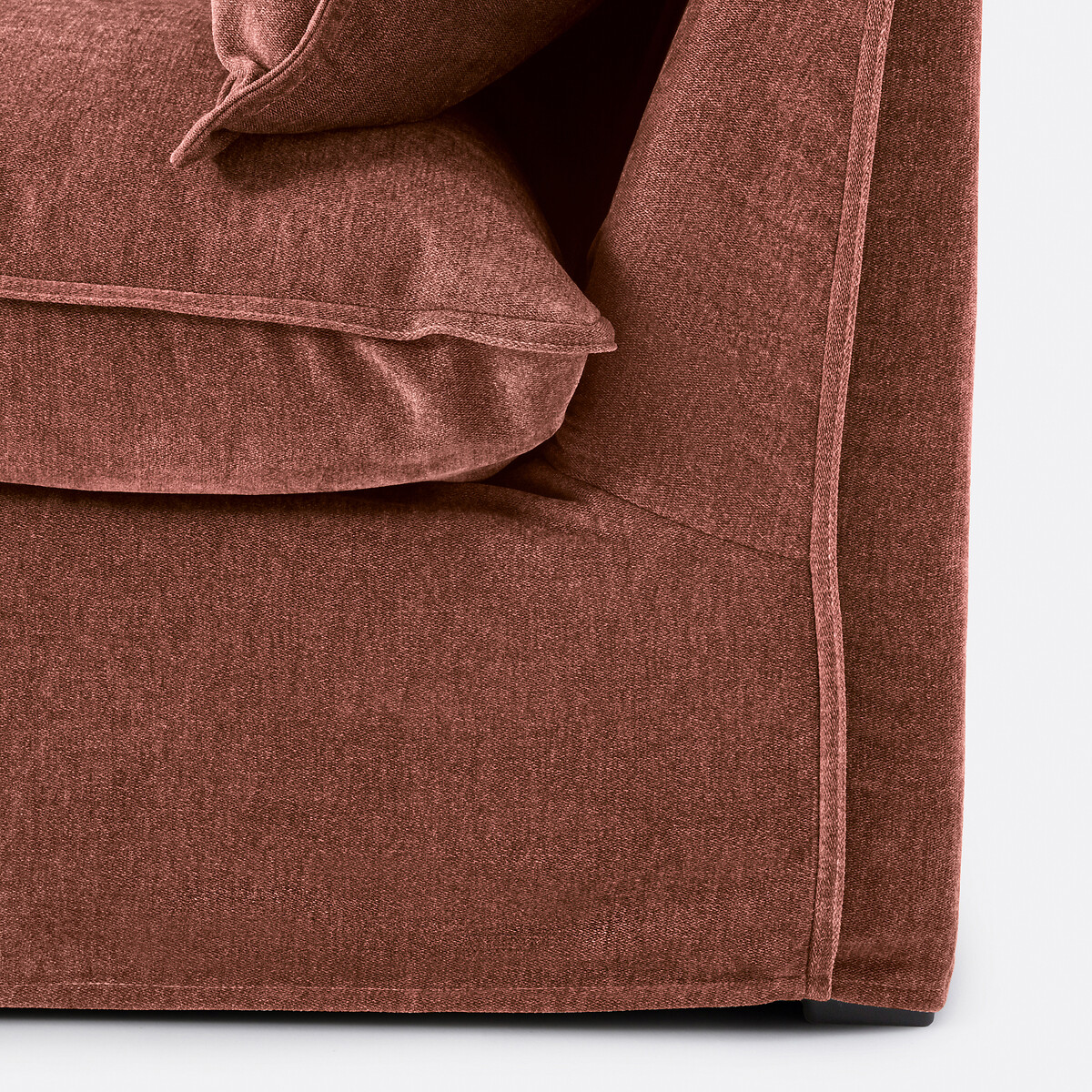 LA REDOUTE INTERIORS<br>Poltrona esquerda em poliéster mesclado, Odna