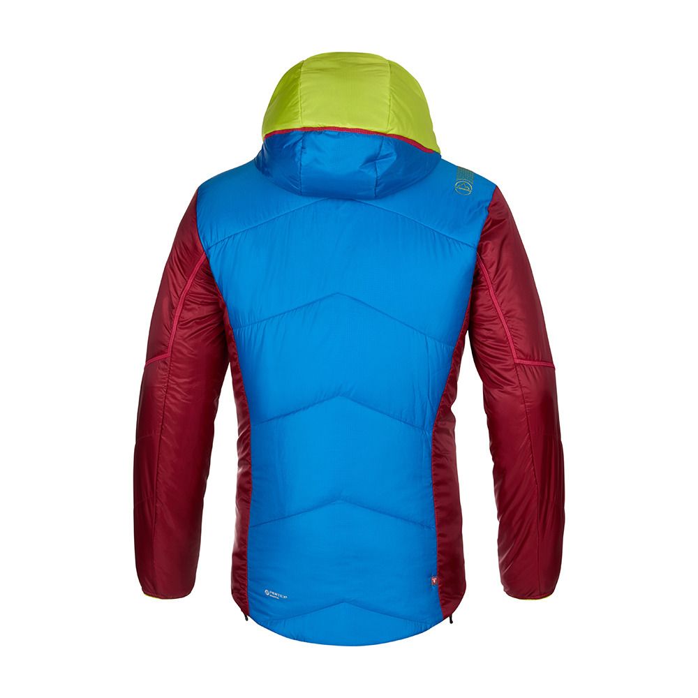 La Sportiva MYTHIC PRIMALOFT - Veste Homme electric blue/sangria