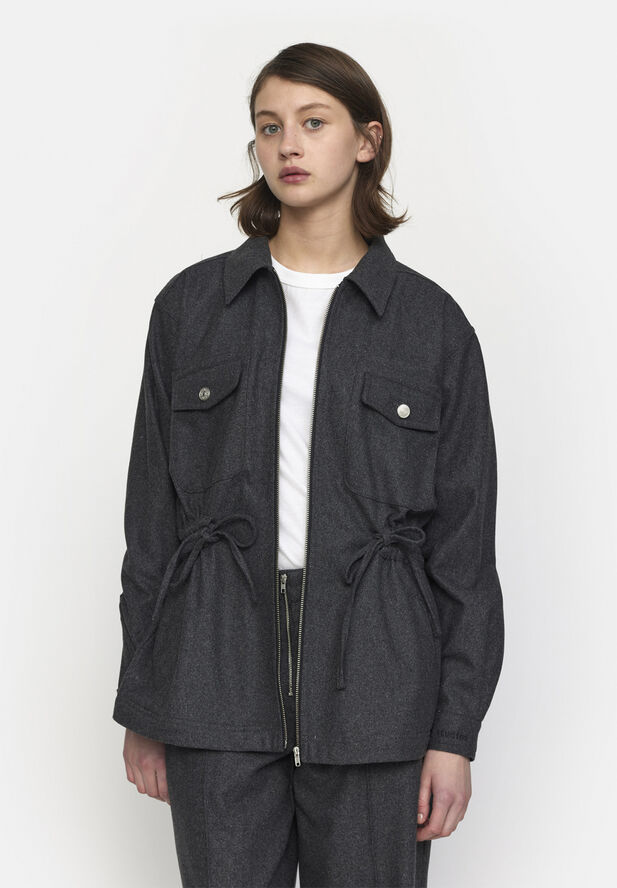 esmé studios ESBez Wool Jacket GRS Gray melange