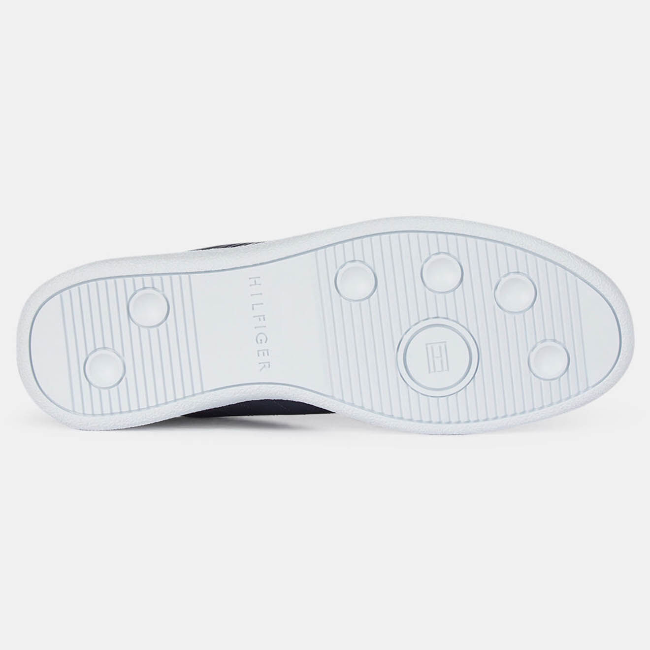 Tommy Hilfiger Baskets en Cuir Essential Corporate Cupsole bleu marine