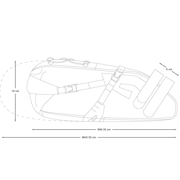 Saccoche Vélo APIDURA EXPEDITION SADDLE PACK 17L UNI