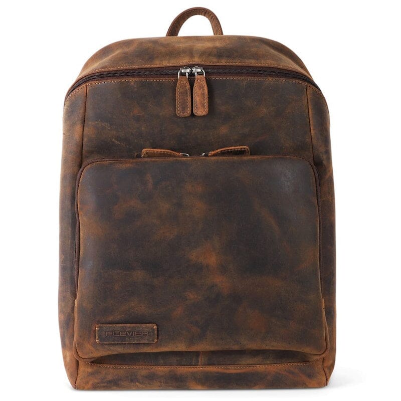 Plevier Hertz Laptop Rugzak 15,6 inch Bruin