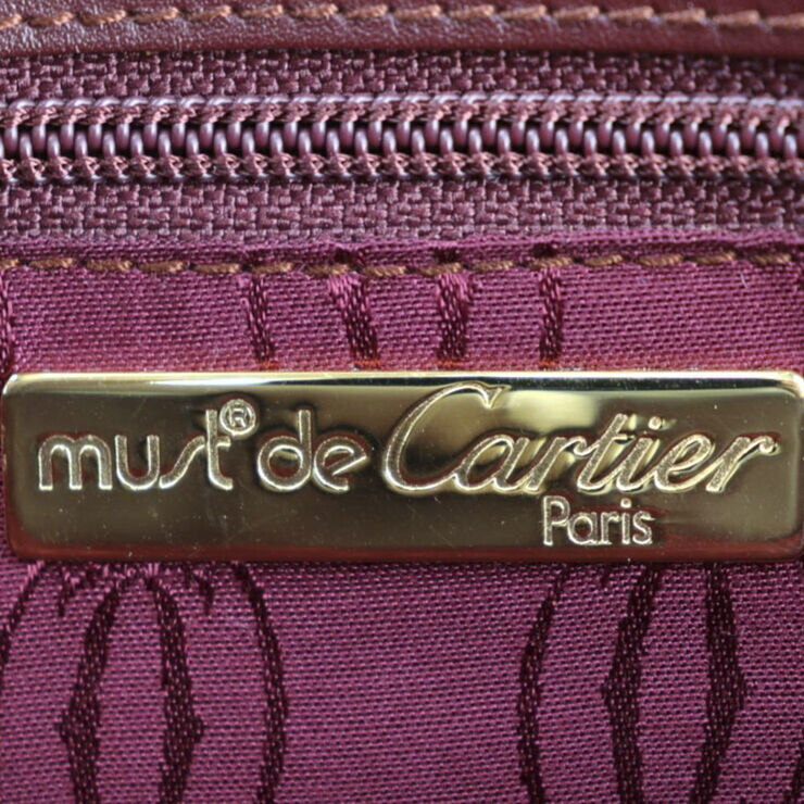 Cartier Vintage Cartier Clutch Burgundy