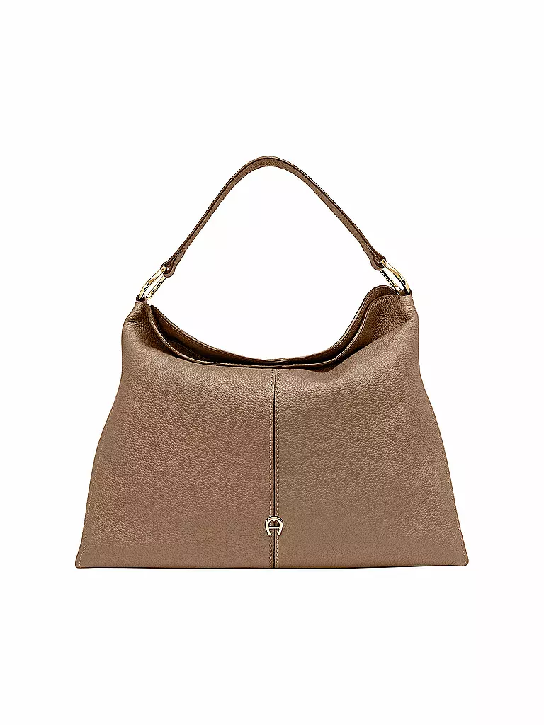 AIGNER Ledertasche - Hobo SAVANNAH Large beige