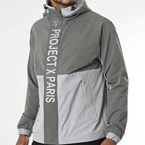 Veste Zippée Capuche 2333120 Gris Anthracite Gris