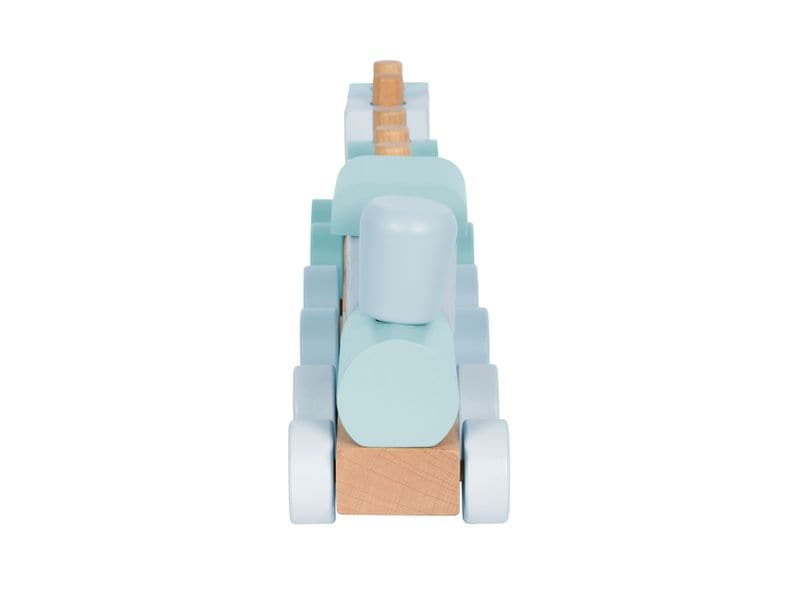 small foot Holzzug Blau Kreatives Spielzeug für Kinder