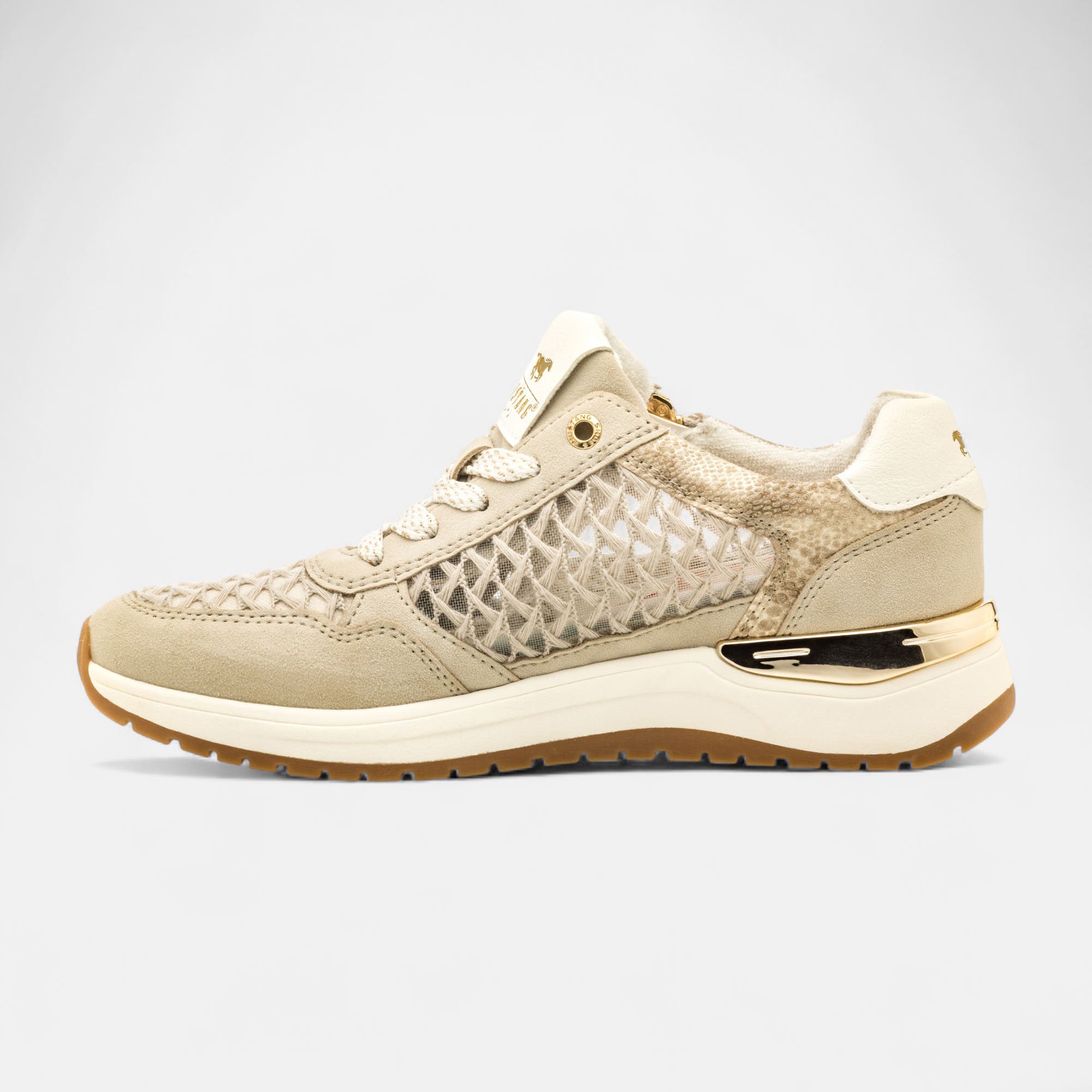 Baskets en toile Femme beige